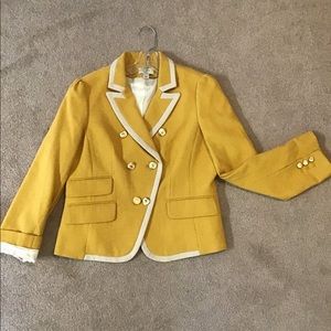 LOFT Yellow Blazer